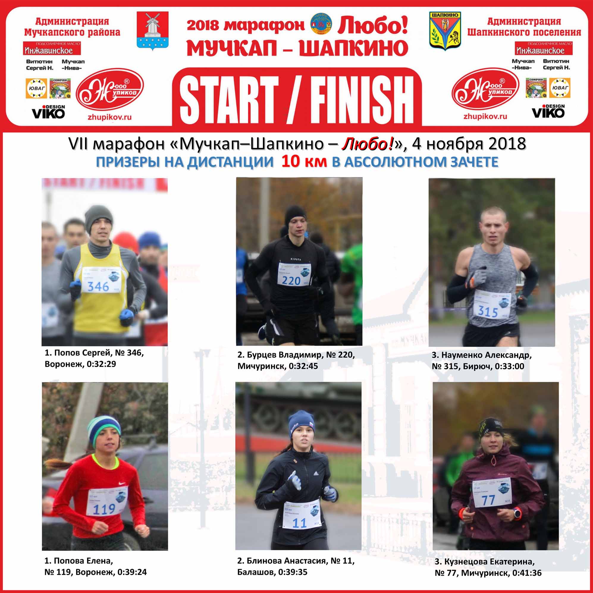 2018 marathon prizery 10 km